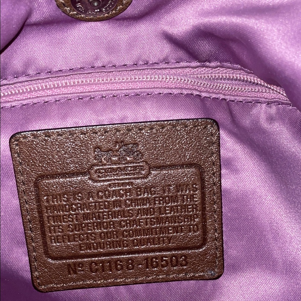 Coach Y2K Madison Maggie 16503 Chocolate Leather Shoulder Bag - Picture 9 of 16